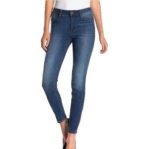 NWT Tahari Womens Chloe High Rise Dark Wash Skinny Denim Jean. Sz 14W